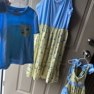 *SET* Smocked Polkadot Mommy and Me Set